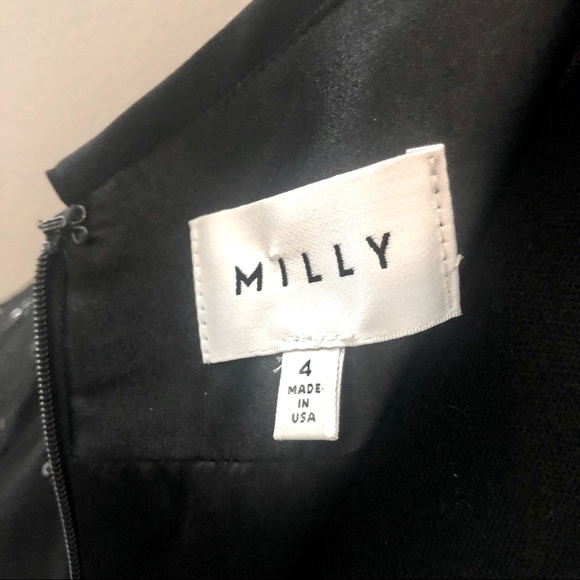 Milly Black Polka Dot Maxi Dress - Picture 6 of 6